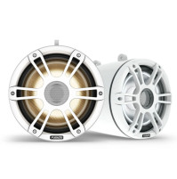 Fusion Signature Series 3i Marine Wake Tower Speakers 8.8" 330-watt CRGBW Sports White Wake Tower Speakers (Pair) - 010-02773-50 - Fusion 